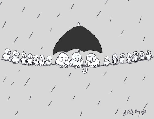 Cartoon: an ordinary day (medium) by yasar kemal turan tagged an,ordinary,day