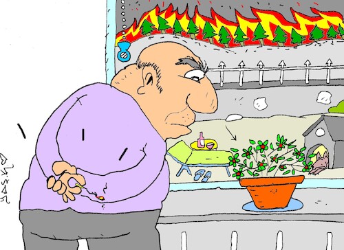 Cartoon: assassination (medium) by yasar kemal turan tagged assassination