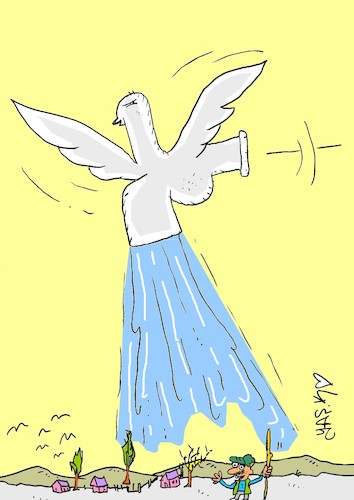 Cartoon: beloved (medium) by yasar kemal turan tagged beloved