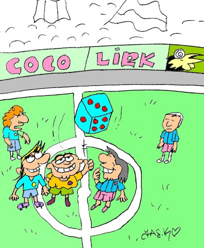 Cartoon: betting and match fixing (medium) by yasar kemal turan tagged betting,and,match,fixing