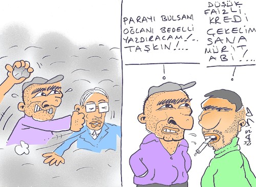 Cartoon: bigoted attacks (medium) by yasar kemal turan tagged bigoted,attacks