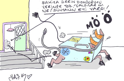 Cartoon: Eid al-Adha (medium) by yasar kemal turan tagged eid,al,adha