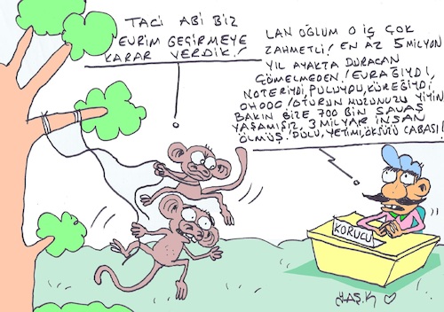 Cartoon: Evolution request (medium) by yasar kemal turan tagged evolution,request
