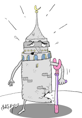 Cartoon: Galata Kulesi (medium) by yasar kemal turan tagged galata,kulesi