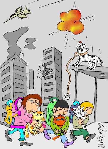 Cartoon: give life to animals (medium) by yasar kemal turan tagged give,life,to,animals