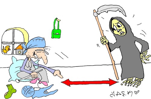 Cartoon: hayat (medium) by yasar kemal turan tagged hayat