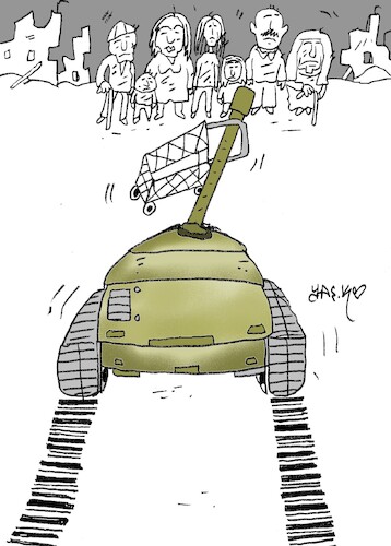 Cartoon: Honor is dying (medium) by yasar kemal turan tagged honor,is,dying