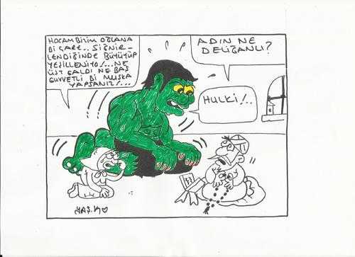 Cartoon: hulk (medium) by yasar kemal turan tagged hulk
