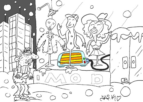 Cartoon: I am cold (medium) by yasar kemal turan tagged am,cold