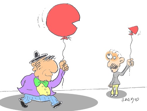 Cartoon: inequality (medium) by yasar kemal turan tagged inequality