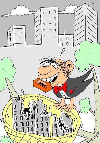 Cartoon: insatiable (medium) by yasar kemal turan tagged insatiable
