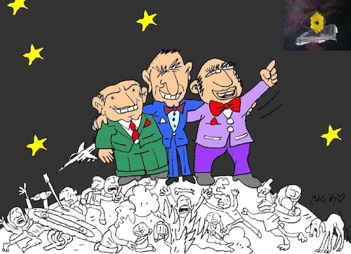 Cartoon: James Webb (medium) by yasar kemal turan tagged james,webb