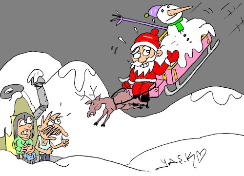 Cartoon: last gift (medium) by yasar kemal turan tagged last,gift