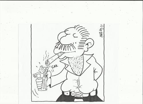 Cartoon: lighter (medium) by yasar kemal turan tagged lighter