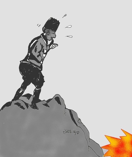 Cartoon: mourning and crying (medium) by yasar kemal turan tagged mourning