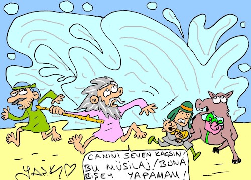 Cartoon: mucilage (medium) by yasar kemal turan tagged mucilage