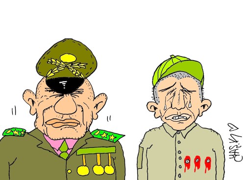 Cartoon: no comment (medium) by yasar kemal turan tagged no,comment