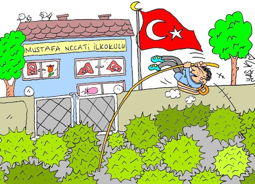 Cartoon: no comment (medium) by yasar kemal turan tagged no,comment