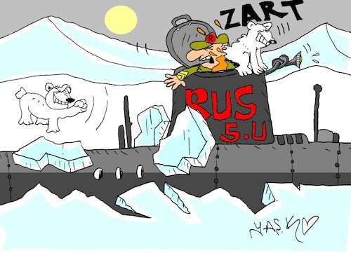 Cartoon: nuclear scum (medium) by yasar kemal turan tagged nuclear,scum