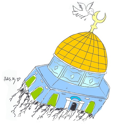 Cartoon: peace climate (medium) by yasar kemal turan tagged peace,climate