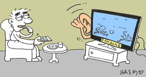 Cartoon: privacy-1984 (medium) by yasar kemal turan tagged privacy