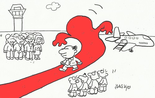 Cartoon: protocol (medium) by yasar kemal turan tagged protocol