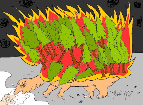 Cartoon: sabotage (medium) by yasar kemal turan tagged sabotage