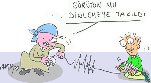 Cartoon: Scandal in Turkey (medium) by yasar kemal turan tagged in,scandal,turkey