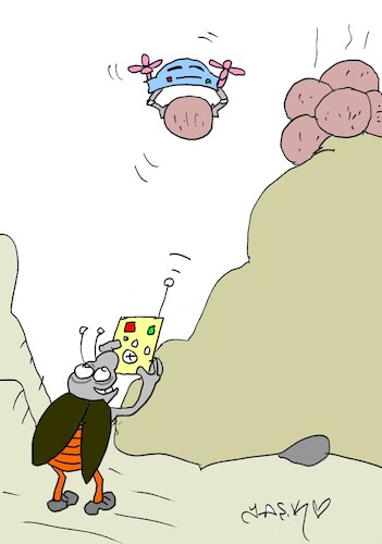 Cartoon: shitty jobs (medium) by yasar kemal turan tagged shitty,jobs