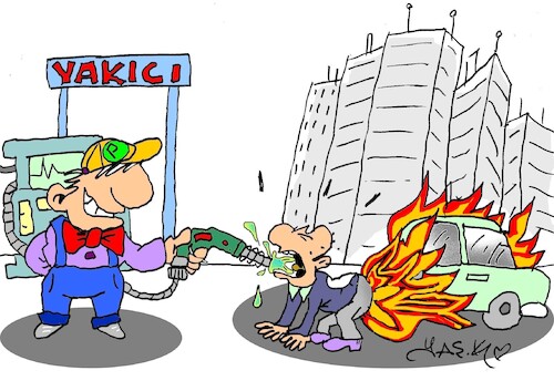 Cartoon: there is a raise every day (medium) by yasar kemal turan tagged there,is,raise,every,day