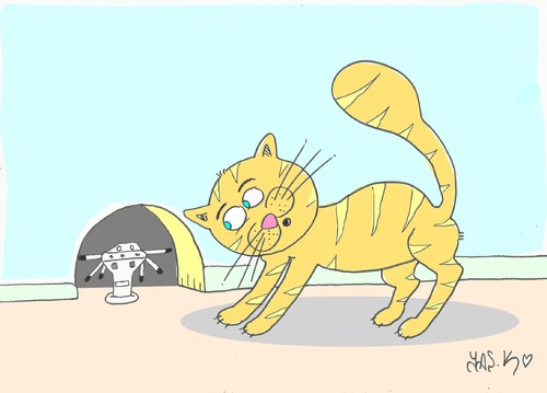 Cartoon: tourniquet (medium) by yasar kemal turan tagged measure,nest,mouse,cat,tourniquet