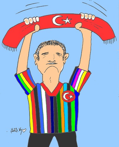 Cartoon: Treacherous attack (medium) by yasar kemal turan tagged treacherous,attack