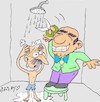 Cartoon: cut (small) by yasar kemal turan tagged cut