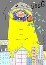 Cartoon: difficult abduction (small) by yasar kemal turan tagged difficult,abduction