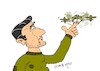 Cartoon: Drone Dreams (small) by yasar kemal turan tagged drone,dreams