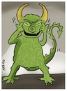 Cartoon: earthquake devil (small) by yasar kemal turan tagged earthquake,devil,japan