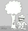 Cartoon: feeling (small) by yasar kemal turan tagged feeling