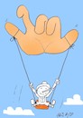 Cartoon: friendly hand (small) by yasar kemal turan tagged friendly,hand