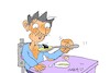 Cartoon: last bite (small) by yasar kemal turan tagged last,bite