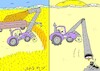 Cartoon: one (small) by yasar kemal turan tagged one