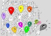 Cartoon: people of the city (small) by yasar kemal turan tagged people,of,the,city