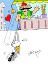 Cartoon: power of mercy (small) by yasar kemal turan tagged power,of,mercy
