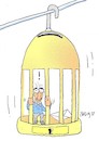Cartoon: prisoner (small) by yasar kemal turan tagged prisoner