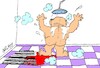 Cartoon: purification (small) by yasar kemal turan tagged purification