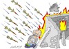 Cartoon: rain and missile (small) by yasar kemal turan tagged rain,and,missile