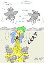 Cartoon: ration (small) by yasar kemal turan tagged ration