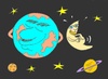 Cartoon: pregnant-dominant male (small) by yasar kemal turan tagged relationship,moon,world,love,pregnant