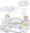 Cartoon: soup kitchen (small) by yasar kemal turan tagged soup,kitchen