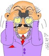 Cartoon: stalker (small) by yasar kemal turan tagged stalker