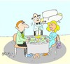 Cartoon: talk-monotonous-lovelessness (small) by yasar kemal turan tagged talk,chat,valentine,dialogue,monotonous,lovelessness